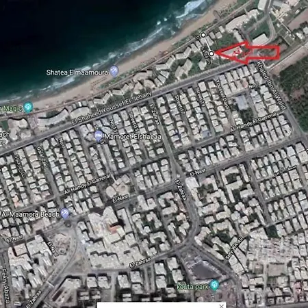 شاليه غرفتين بالمعمورة الشاطى على البحر صف ثان Alexandria Exterior photo